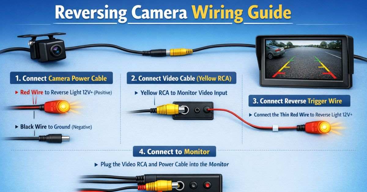 Reversing camera wiring diagram connections